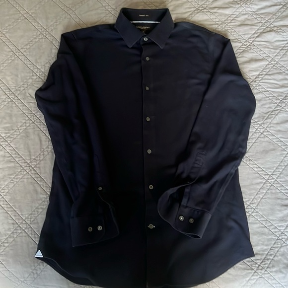 Banana Republic- Men’s non-iron shirt. Size M, Grant fit, dark blue - Picture 1 of 4